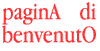 Pagina di benvenuto
